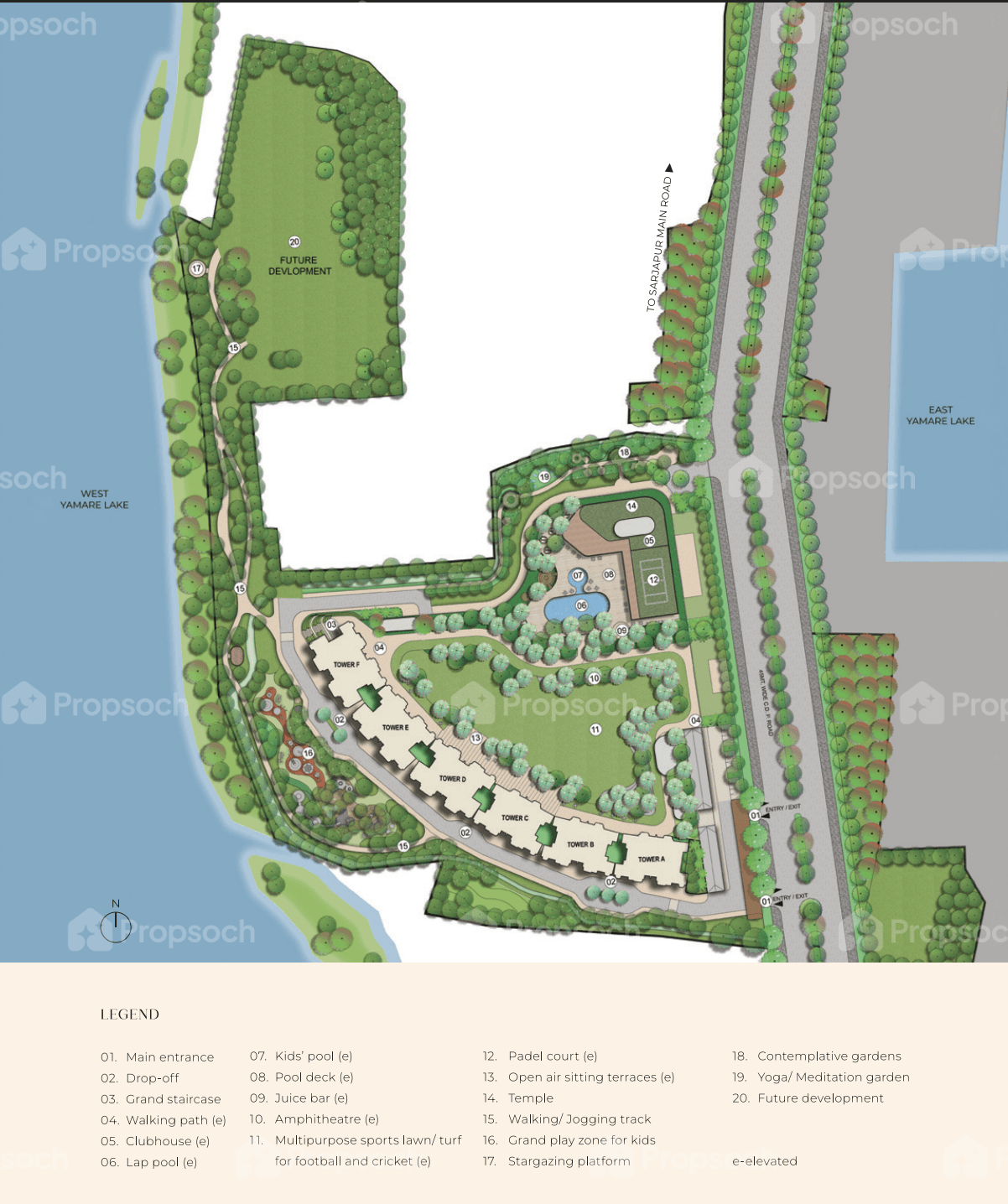 Lodha Elanza Master Plan Image