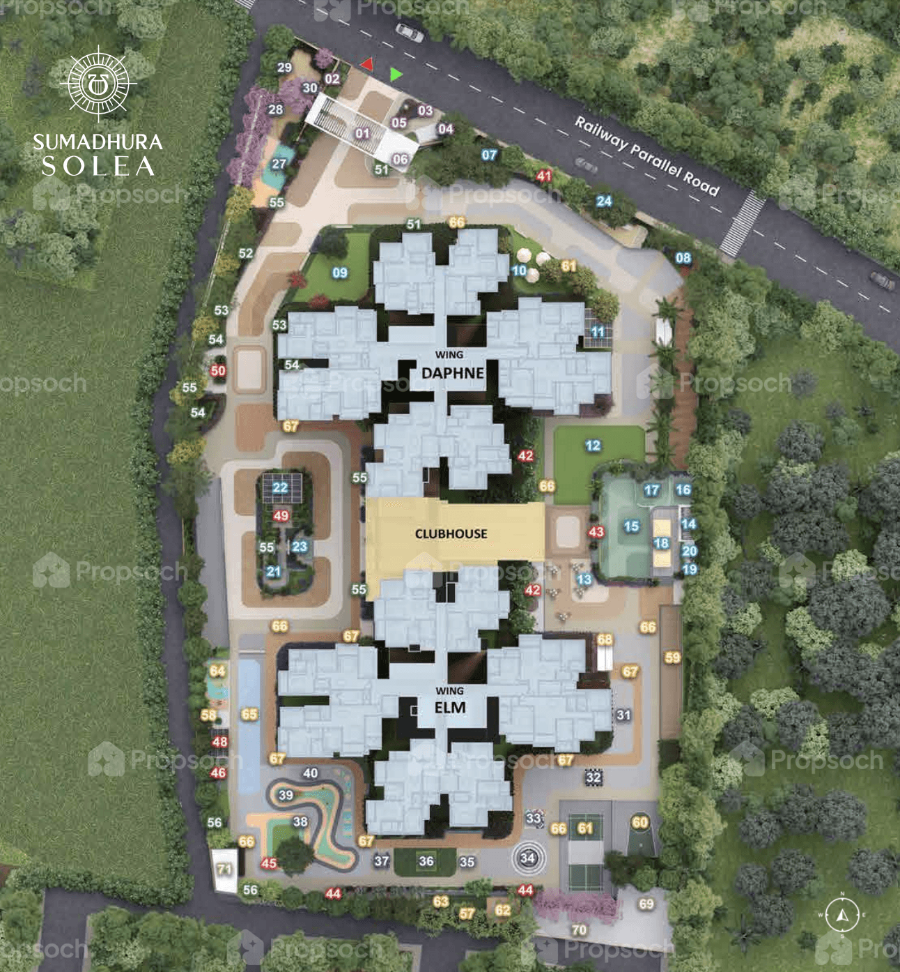 Sumadhura Solea Master Plan Image