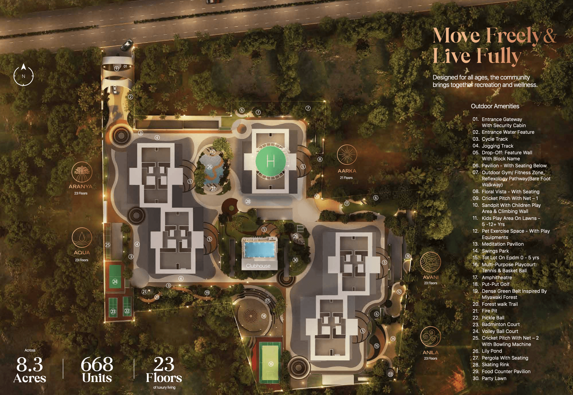 The Adwaith By Sanjeevini Master Plan Image