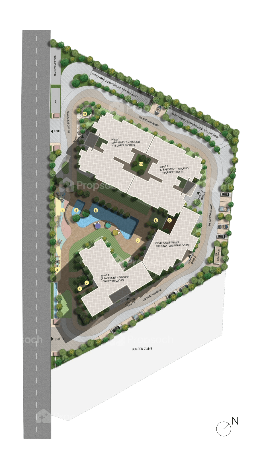 Sobha Altair Master Plan Image
