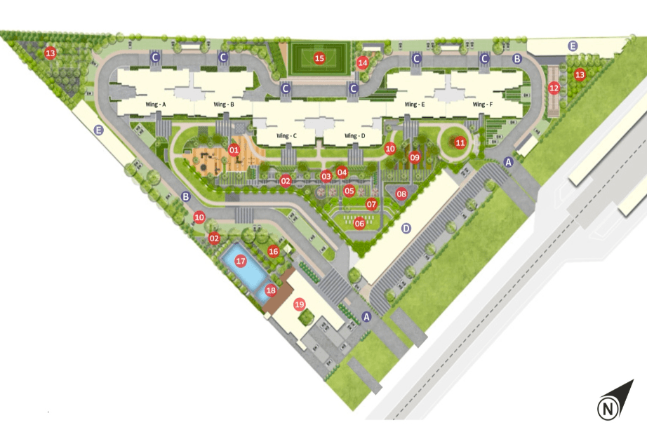 Mahindra Blossom Master Plan Image