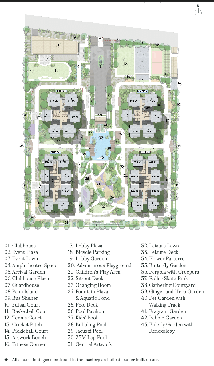 Poulomi Florique Master Plan Image