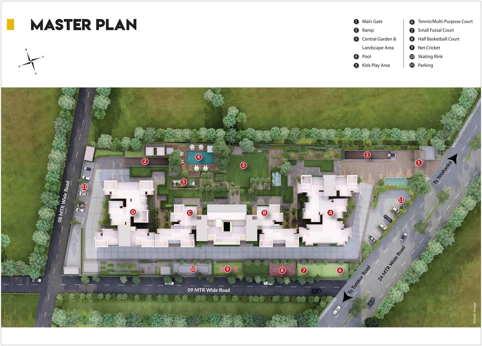 Arvind Bel Air,Yelahanka,Bengaluru- Master Plan