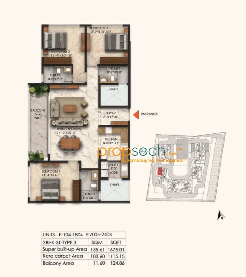 East Park Residences, Sarjapur Road Bengaluru Propsoch
