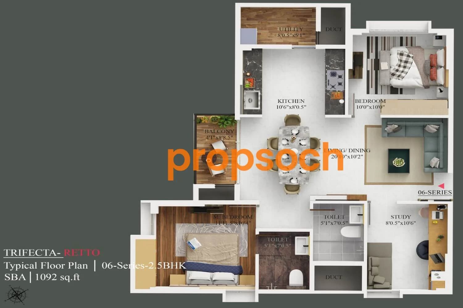 Trifecta Retto, Sarjapur Road Bengaluru Propsoch - Main Image