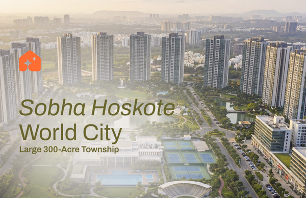 Sobha Hoskote World City: Large 300-Acre Township