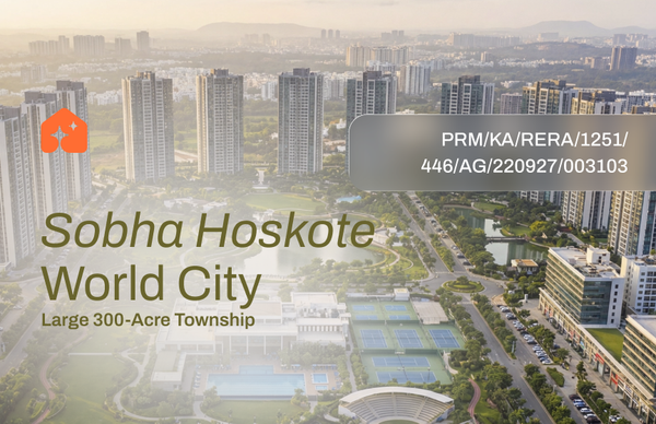 Sobha Hoskote One World: Large 300-Acre Township
