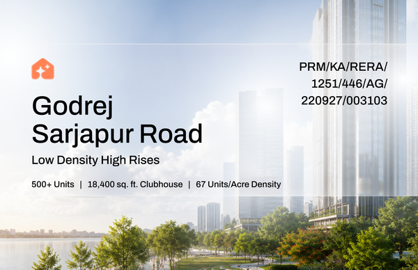 Godrej Sarjapur Road: Low-Density High Rises