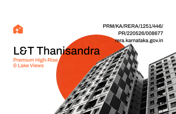 L&T Thanisandra: Premium High-Rise & Lake Views