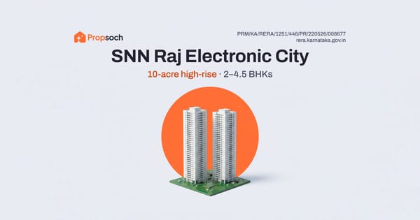 SNN Raj Electronic City Phase 1: Large 10-Acre High-Rise